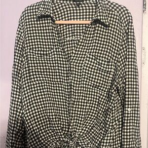 Jones New York women’s front tie button down